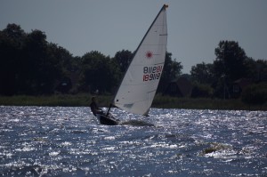 Zeilen op het Slotermeer.